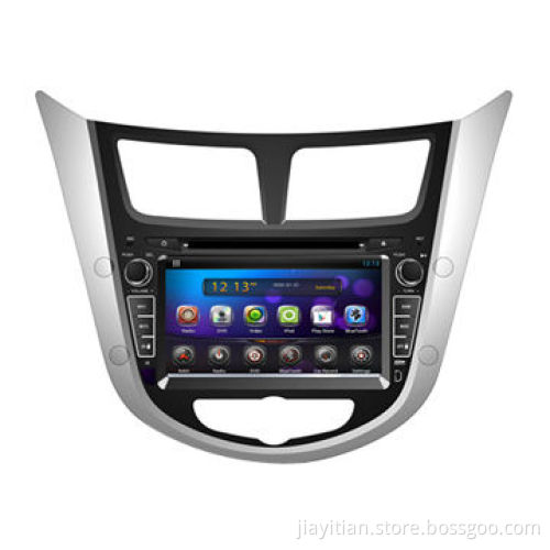 7" Android 4.2.2 in dash car DVD players for Hyundai Solaris with WIFI and external 3G functions